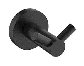 NOBEL Bathroom Double Robe Hook 63032-BK